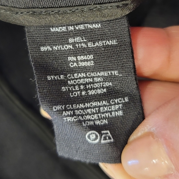 Theory Stretch Nylon Clean Cigarette Pant - Sz 4 - Picture 6 of 10